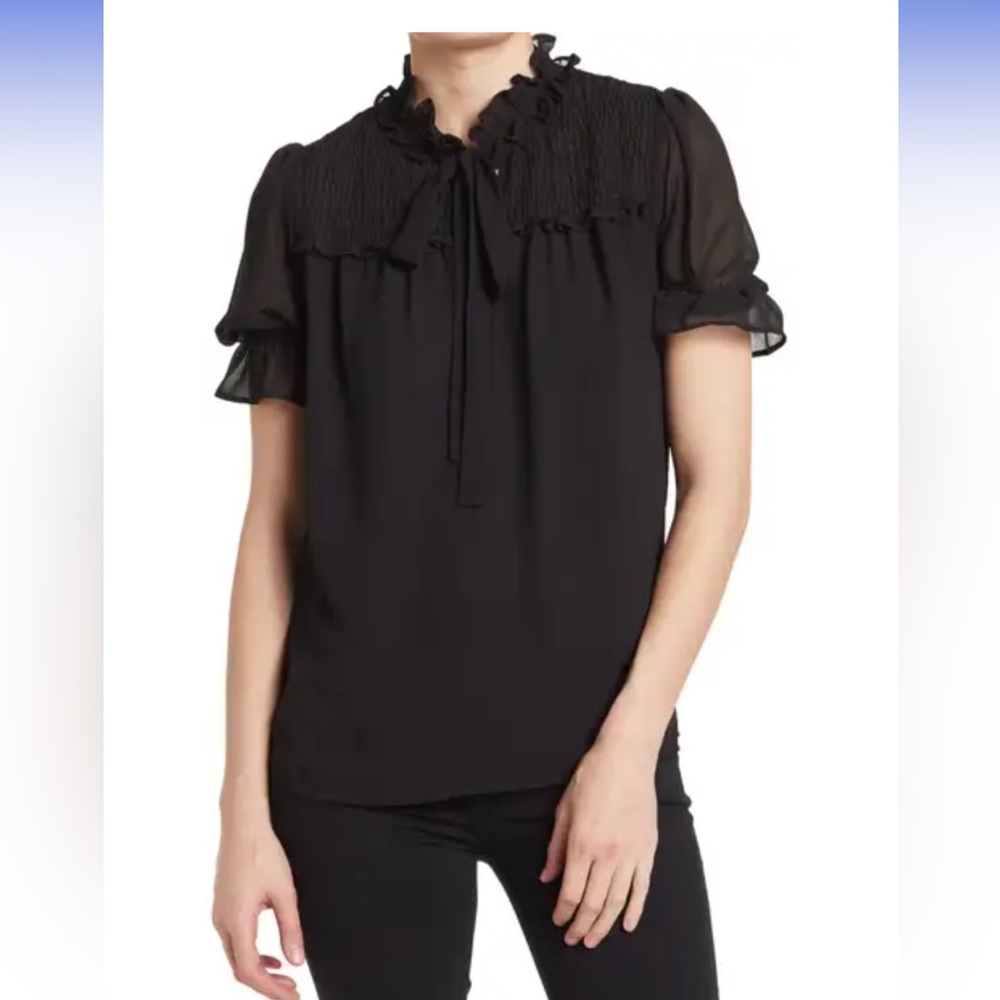 Smocked Ruffled Top